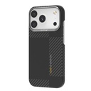 Apple iPhone 17 Pro Max Kılıf M-safe Şarj Özellikli 600D Metal Kamera Çerçeveli Raptic Aramid Fiber Geotik Serisi Kapak - 3