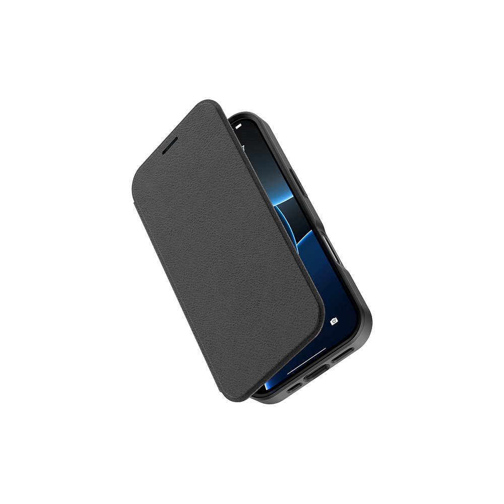 Apple iPhone 17 Pro Max Kılıf M-Safe Şarj Özellikli Raptic Air Folio Şeffaf Kartlıklı Kapaklı Kılıf - 6