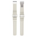 Apple Watch 44mm Uyumlu Zore KRD-145 Metal Tokalı Silikon Kordon - 3