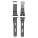 Apple Watch 44mm Uyumlu Zore KRD-145 Metal Tokalı Silikon Kordon - 11