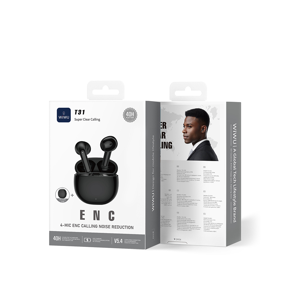Wiwu T31 ENC Teknolojili TWS Kulak İçi Bluetooth Kulaklık v5.4 - 7