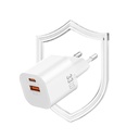 Wiwu Wi-G017 Cube Serisi Type-C PD & USB-A GaN Tech PD Hızlı Şarj Özellikli Mini Şarj Başlığı 33W - 3