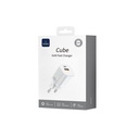 Wiwu Wi-G017 Cube Serisi Type-C PD & USB-A GaN Tech PD Hızlı Şarj Özellikli Mini Şarj Başlığı 33W - 8