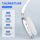 Lapas P10 Hi-Fi Ses Kalitesi Ayarlanabilir ve Katlanabilir Kulak Üstü Bluetooth Kulaklık - 2
