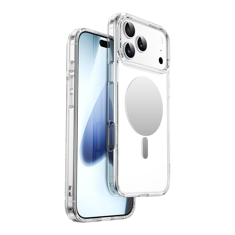 Apple iPhone 17 Pro Kılıf M-safe Şarj Özellikli Wiwu MCC-701 Aynalı Pro Serisi Sert PC Kapak - 2