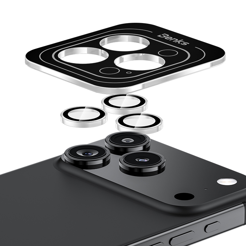 Apple iPhone 17 Pro Benks AR Glass Warrior Premium Cam Kamera Lens Koruyucu - 2
