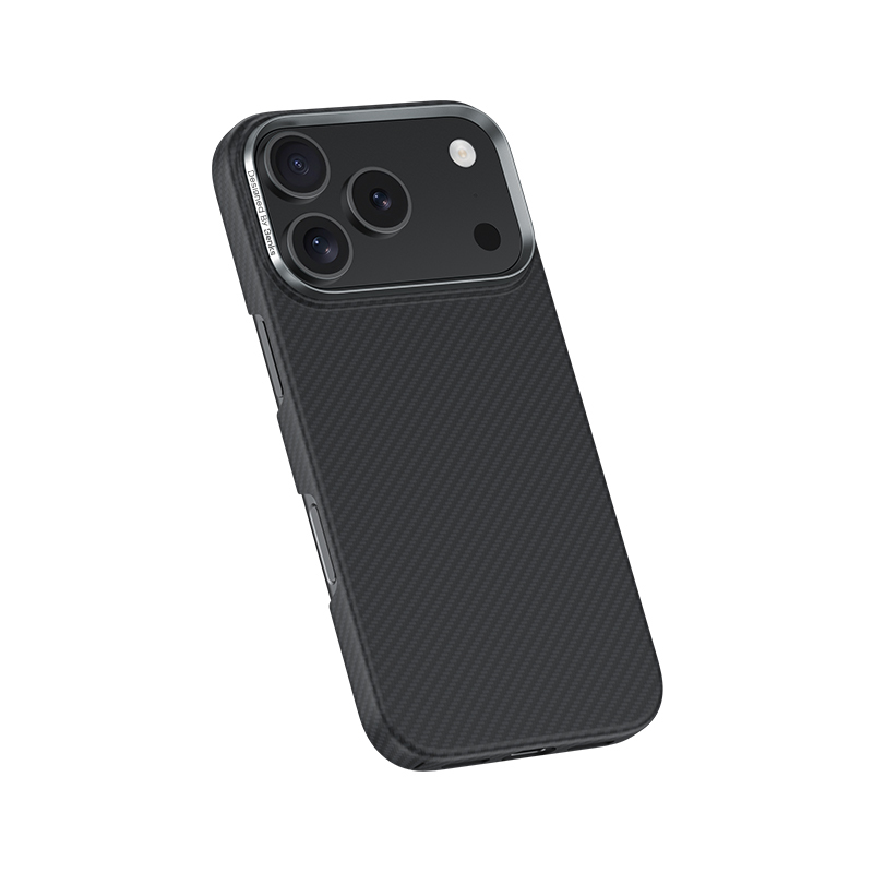 Apple iPhone 17 Pro Max Kılıf Benks M-safe Şarj Özellikli Metal Kamera Çerçeveli Magnetik ArmorAir 600D Kevlar Fiber Kapak - 2