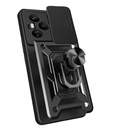 Honor 400 Uyumlu Pro Kılıf Magnetik Standlı Kamera Korumalı Zore Sürgülü Vega Kapak - 7