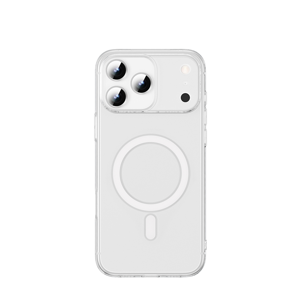 Apple iPhone 17 Pro Max Kılıf M-safe Şarj Özellikli Wiwu YXK-207 Invisible Pro Sert PC Kapak - 2