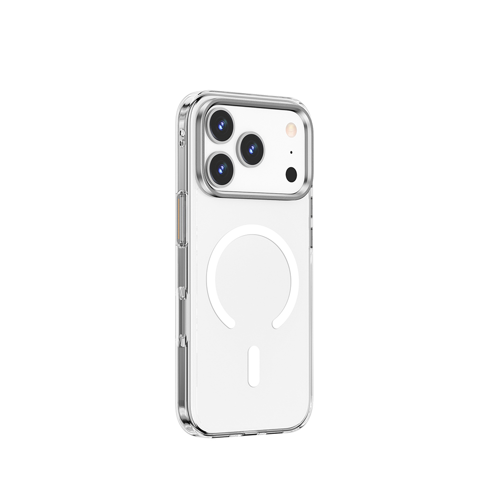 Apple iPhone 17 Pro Kılıf M-safe Şarj Özellikli Wiwu YXK-208 Invisible Ultra Sert PC Kapak - 1