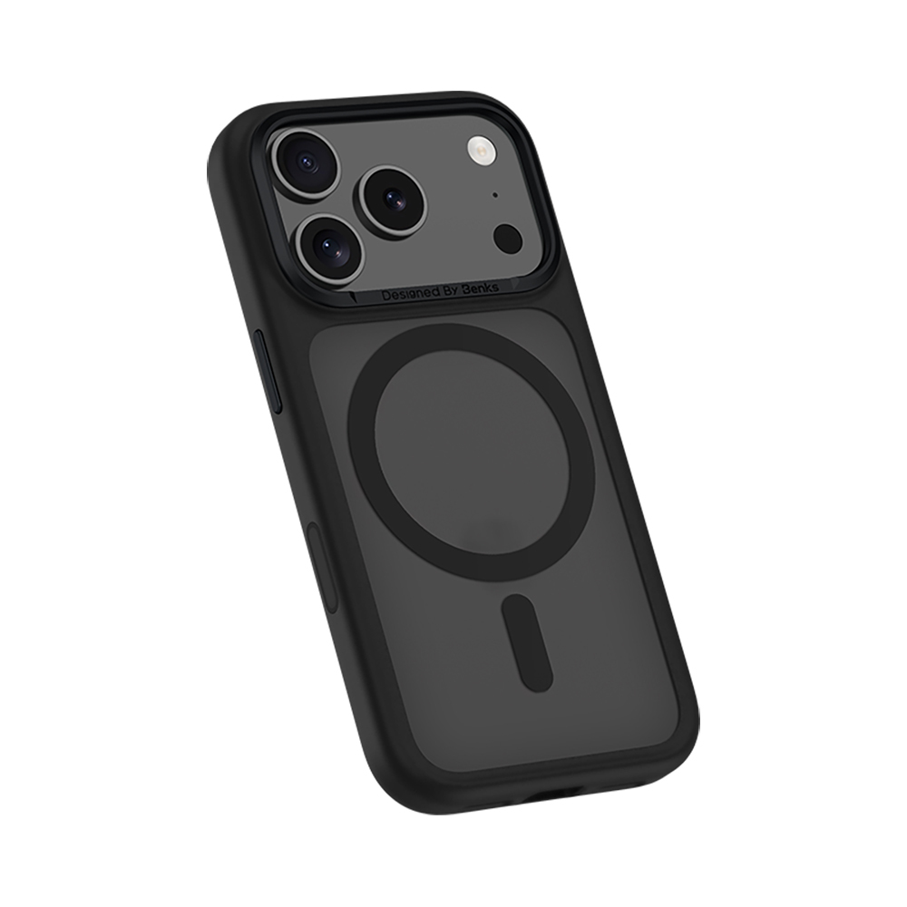 Apple iPhone 17 Pro Max Kılıf M-safe Şarj Özellikli Benks Mist Protective Kapak - 3