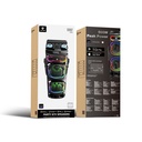 Lenyes S887 RGB Işıklı Çift Mikrofonlu Kablosuz TWS Bluetooth Speaker Hoparlör v5.3 - 1
