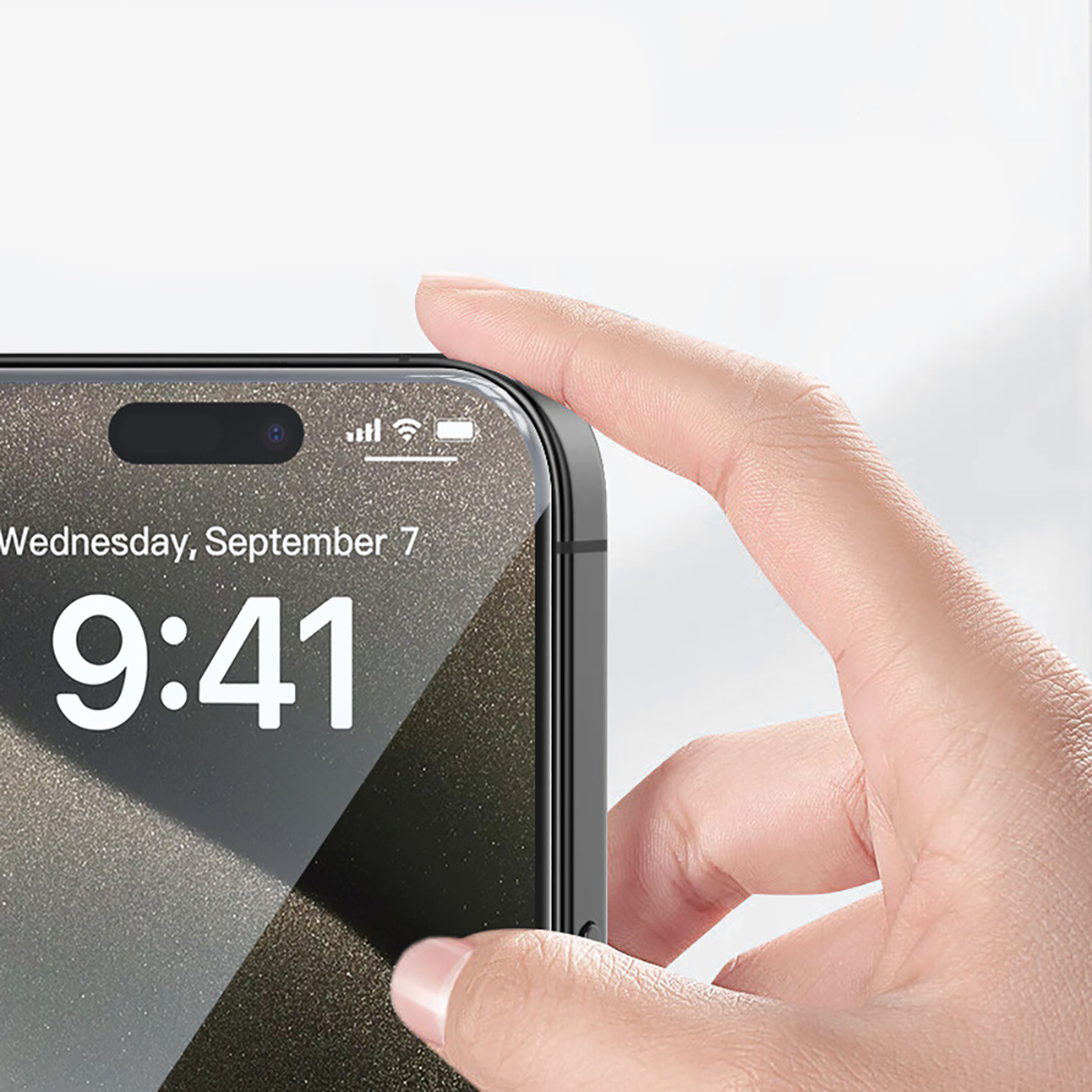 Apple iPhone 13 Uyumlu Zore 3D Oliv HD Temperli Cam Ekran Koruyucu + Kolay Uygulama Aparatı - 5