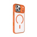Apple iPhone 17 Pro Max Kılıf Wireless Şarj Özellikli Zore Krom M-safe Silikon Kapak - 4