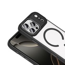 Apple iPhone 17 Pro Max Kılıf Wireless Şarj Özellikli Zore Krom M-safe Silikon Kapak - 7