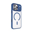 Apple iPhone 17 Pro Kılıf Wireless Şarj Özellikli Zore Krom M-safe Silikon Kapak - 3