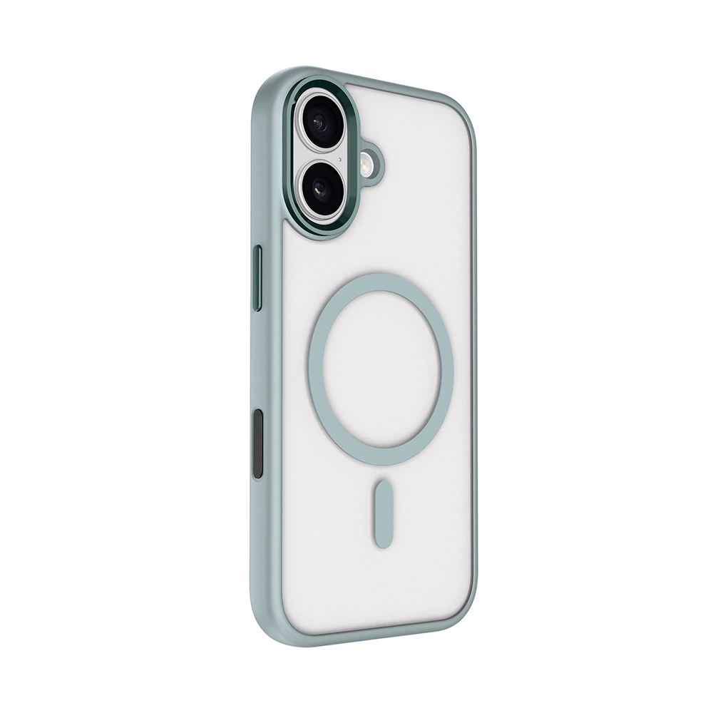 Apple iPhone 17 Kılıf Wireless Şarj Özellikli Zore Krom M-safe Silikon Kapak - 4