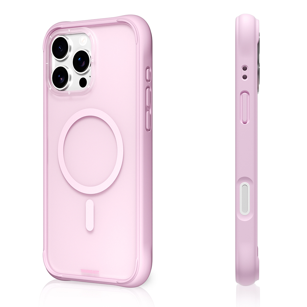 Apple iPhone 16 Pro Max Uyumlu Kılıf M-safe Şarj Özellikli Youngkit Macaroon Serisi Kapak - 7