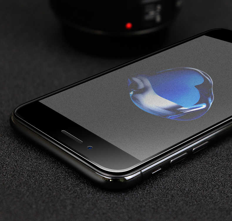 Apple iPhone 7 Uyumlu Zore Anti-Dust Mat Privacy Temperli Ekran Koruyucu - 1