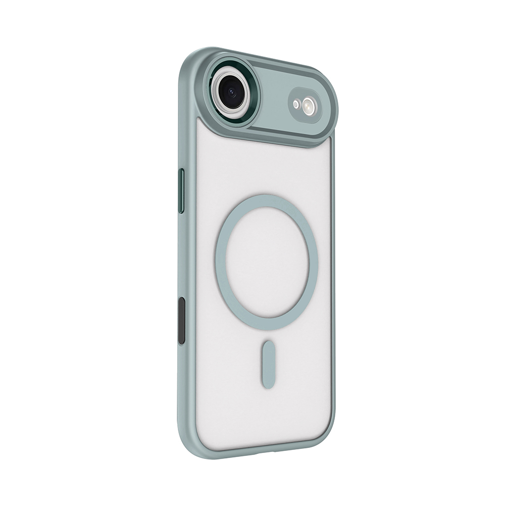 Apple iPhone 17 Air Kılıf Wireless Şarj Özellikli Zore Krom M-safe Silikon Kapak - 1