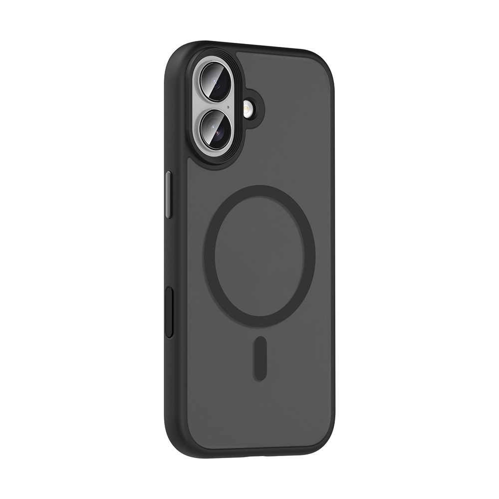 Apple iPhone 17 Kılıf Mat Arka Yüzey Wireless Şarj Özellikli Zore Flet M-safe Kapak - 3