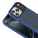 Apple iPhone 17 Pro Kılıf Mat Arka Yüzey Wireless Şarj Özellikli Zore Flet M-safe Kapak - 9