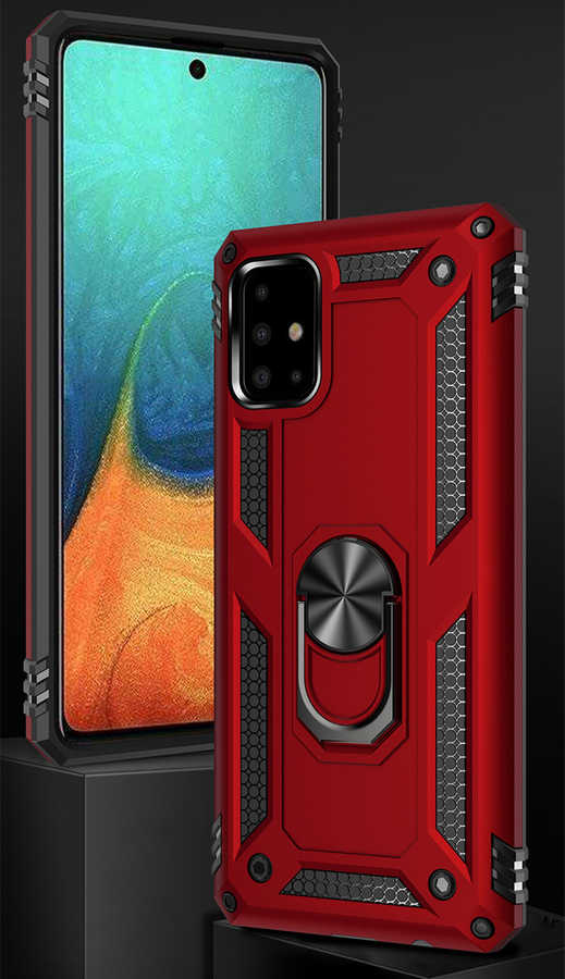 Samsung Galaxy A71 Uyumlu Kılıf Zore Vega Kapak - 10