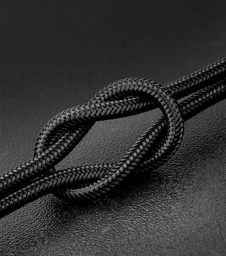 Wiwu YZ100 Dual Lightning + Micro Usb Kablo - 5