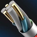 Wiwu YZ100 Dual Lightning + Micro Usb Kablo - 6