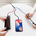 Wiwu YZ100 Dual Lightning + Micro Usb Kablo - 8