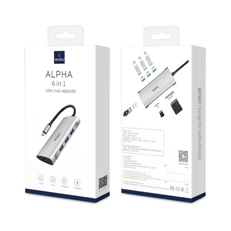 Wiwu Alpha 631STR Type-C Hub - 1