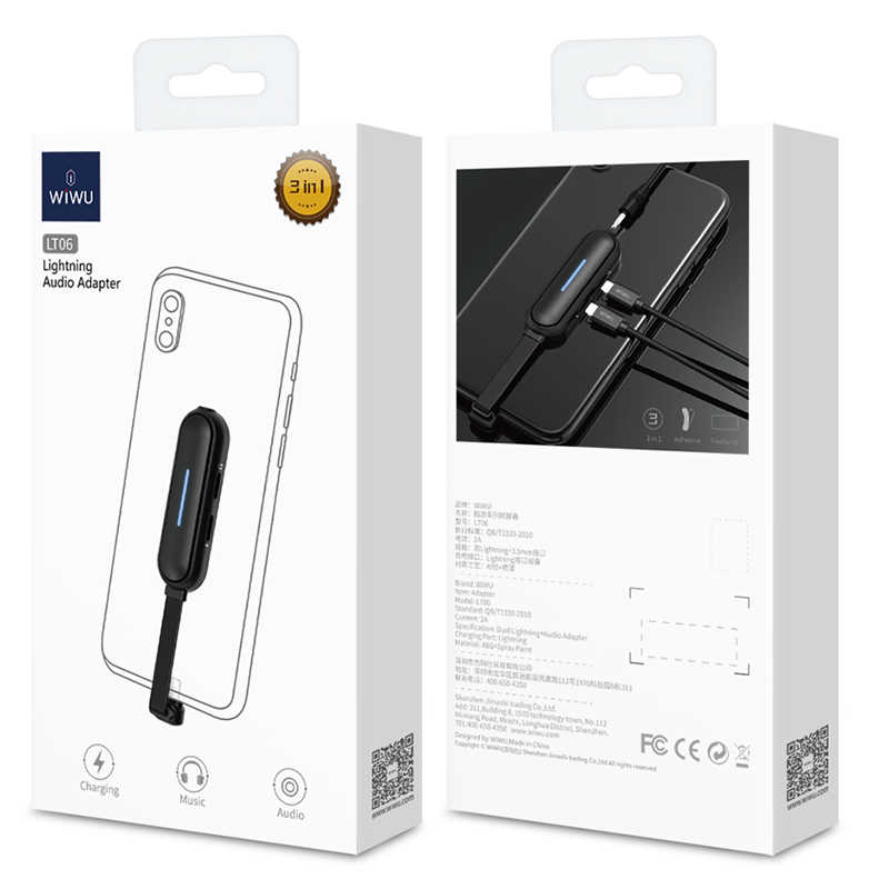 Wiwu LT06 Lightning Ses Adaptörü - 1