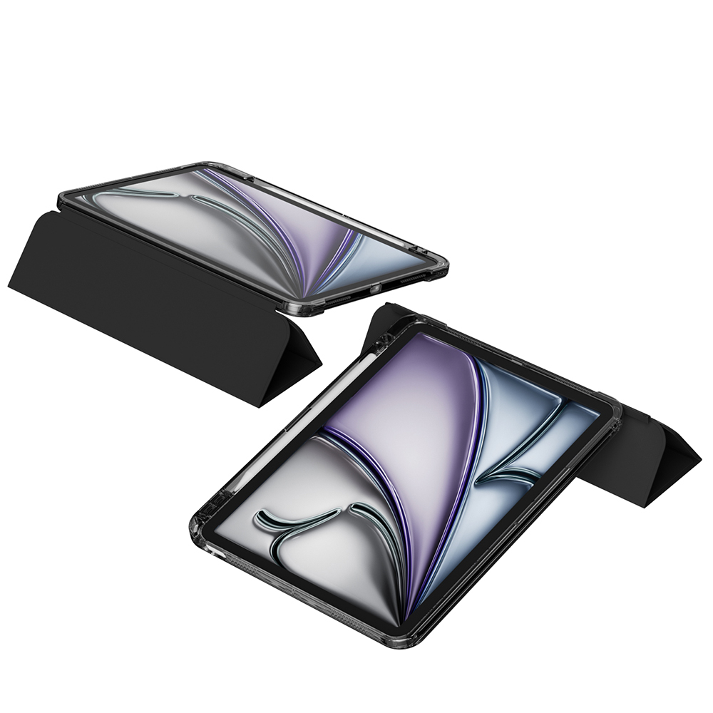 ​Apple iPad Air 11 2024 Uyumlu Kılıf Magnetik Ayrılabilen Airbagli Zore Sliding Tablet Kılıfı - 29