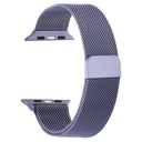 Apple Watch 44mm Uyumlu Kordon Hasır Metal Mıknatıslı Örgü Zore KRD-01 Kayış - 6