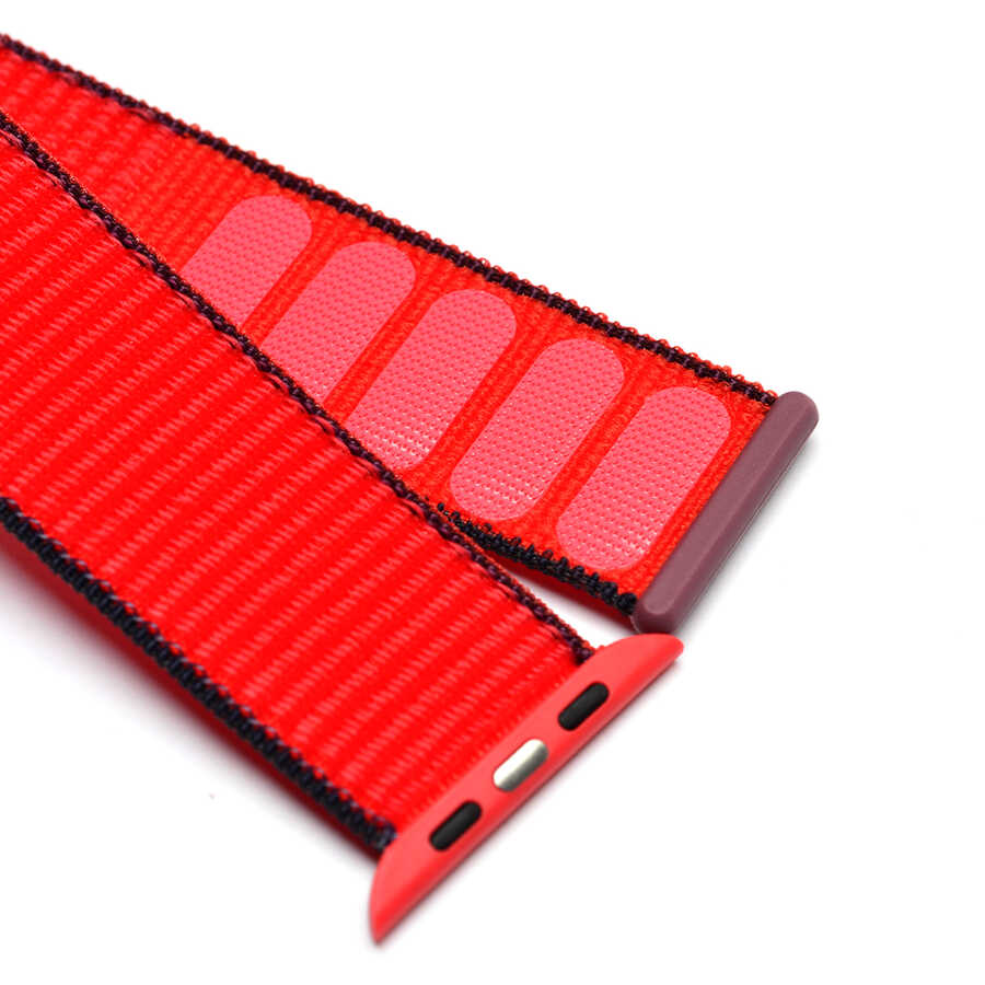 Apple Watch 42mm Uyumlu KRD-03 Hasır Kordon - 1