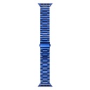 Apple Watch 38mm Uyumlu Kordon Paslanmaz Metal Baklalı Tasarım KRD-04 Kayış - 6