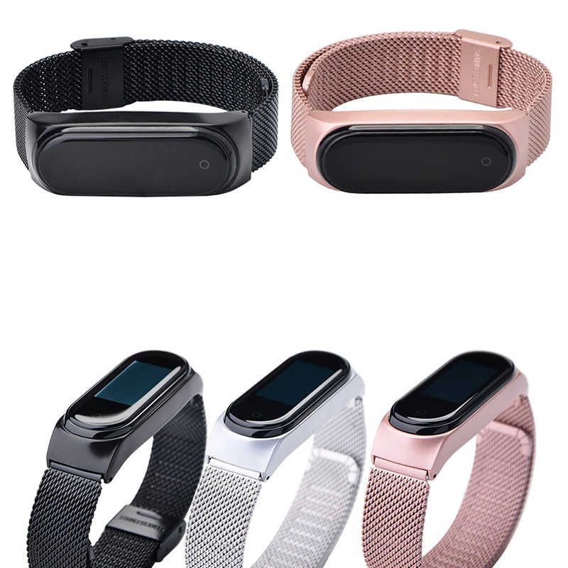 Xiaomi Mi Band 3 Uyumlu KRD-06 Metal Kordon - 2