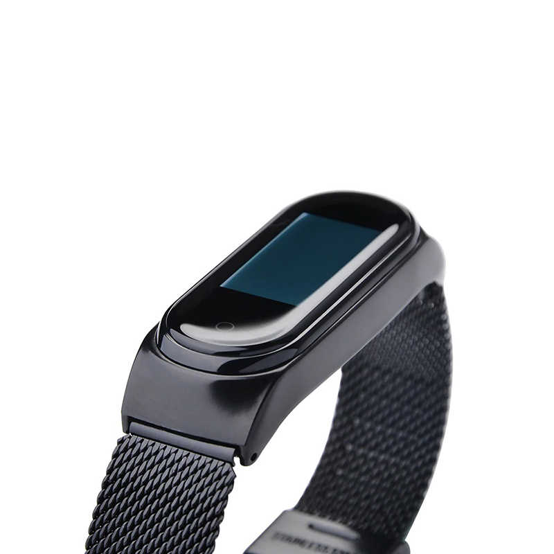 Xiaomi Mi Band 3 Uyumlu KRD-06 Metal Kordon - 5
