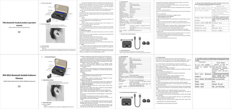 Zore BTK-ZR53 Bluetooth Kulaklık - 11