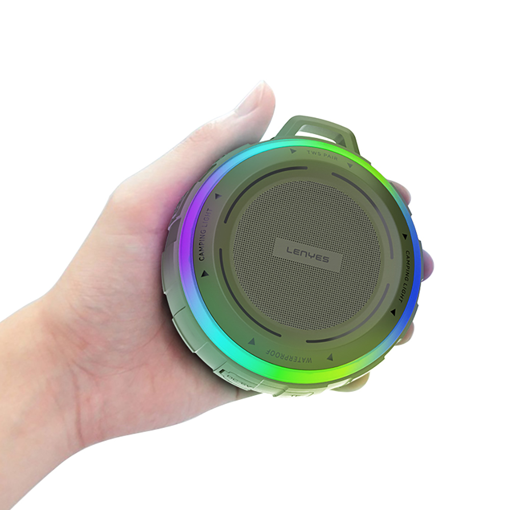 Lenyes S223 RGB Işıklı Askı Aparatlı Mini Bluetooth Speaker Hoparlör v5.3 - 10