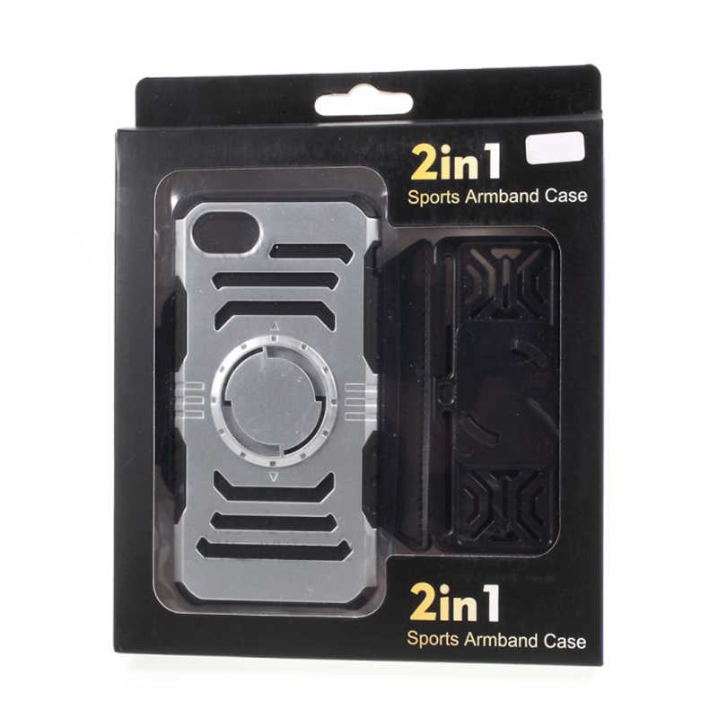 Apple iPhone 5 Uyumlu Kılıf Zore 2 in 1 Kol Bandı - 7
