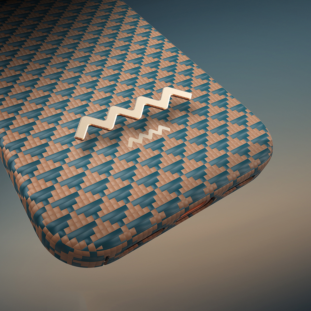 Apple iPhone 17 Pro Uyumlu Kılıf M-safe Şarj Özellikli Raptic Aramid Skin Origin Serisi Kapak - 31