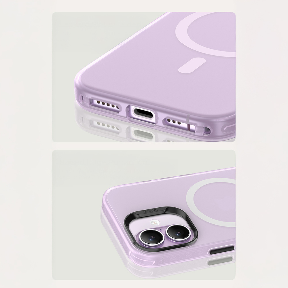 Apple iPhone 17 Uyumlu Kılıf M-safe Şarj Özellikli Benks Lucid Armor Kapak - 13