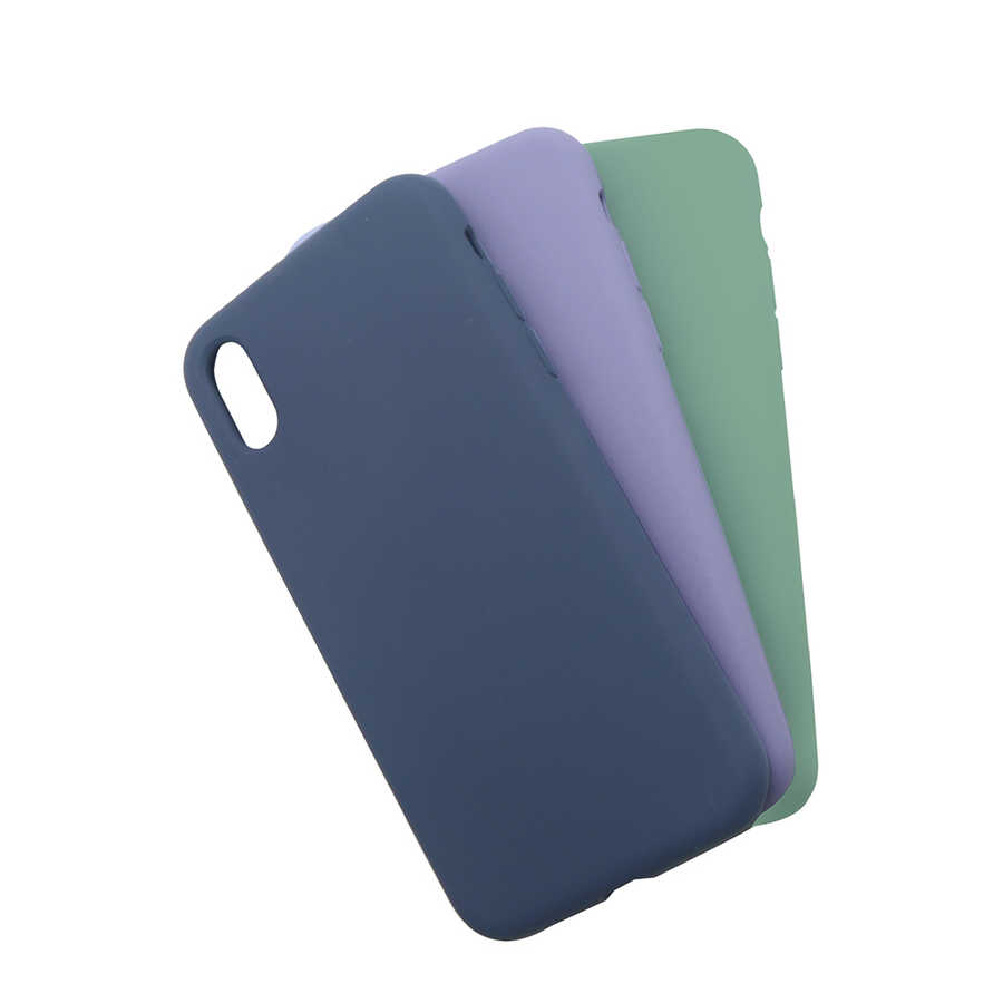 Apple iPhone X Uyumlu Kılıf Zore Silk Silikon - 3