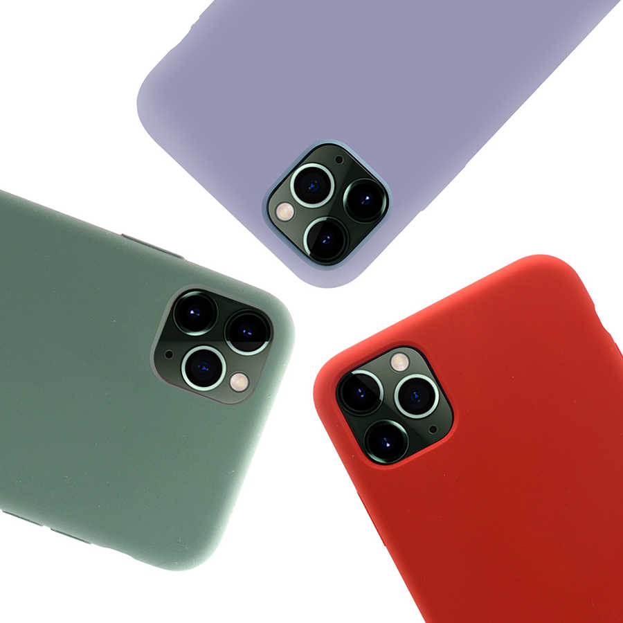 Apple iPhone 11 Pro Max Uyumlu Kılıf Zore Silk Silikon - 2