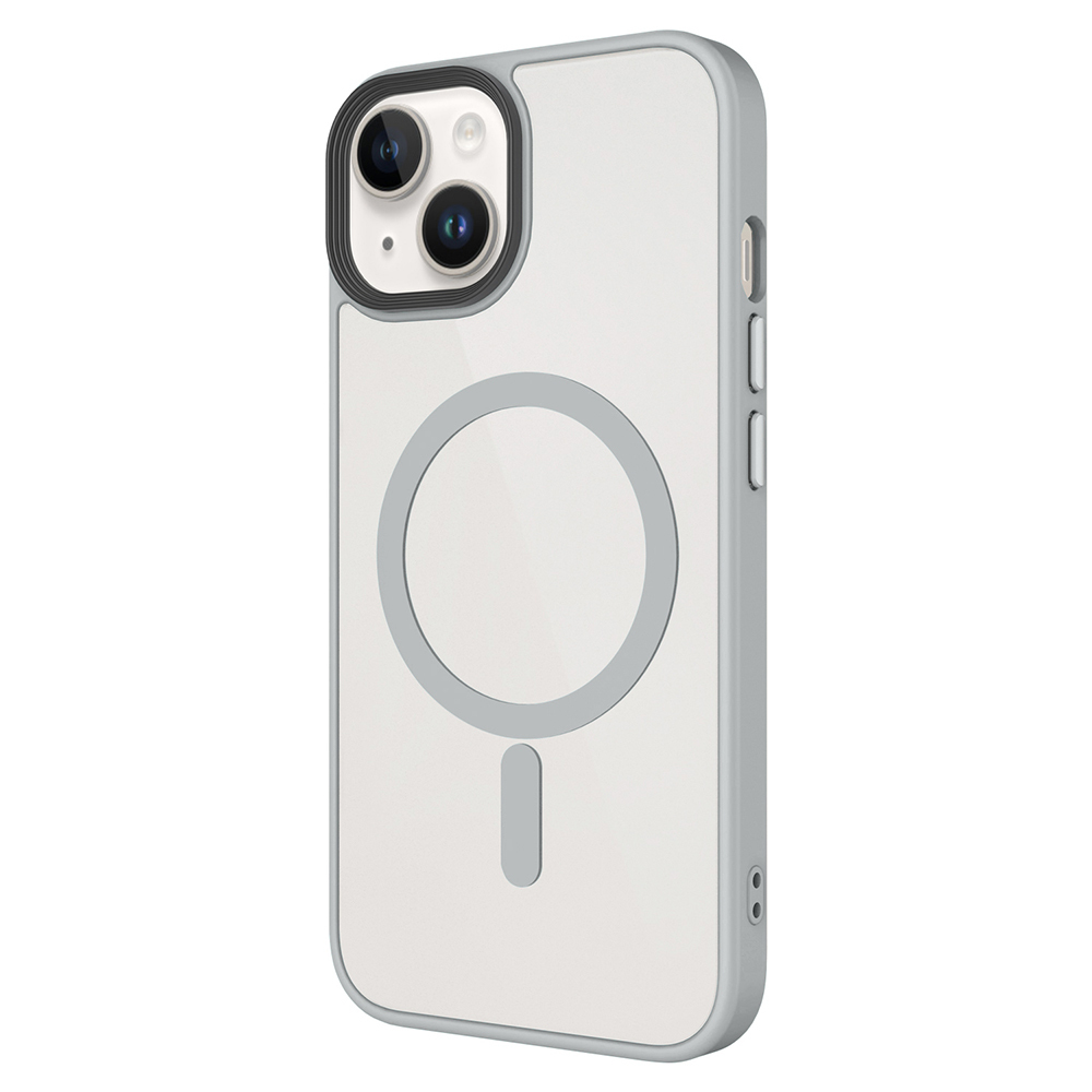 Apple iPhone 14 Plus Uyumlu Kılıf Mat Arka Yüzey Wireless Şarj Özellikli Zore Flet M-safe Kapak - 1