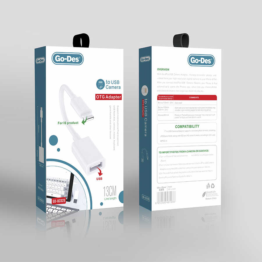 Go Des GD-UC029 Lightning To Usb Camera Adaptör - 1