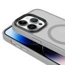 Apple iPhone 14 Pro Uyumlu Kılıf Mat Arka Yüzey Wireless Şarj Özellikli Zore Flet M-safe Kapak - 2