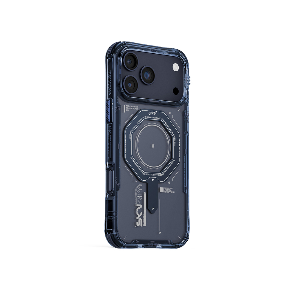 Apple iPhone 17 Pro Max Uyumlu Kılıf SkinArma M-safe Şarj Özellikli Airbag Tasarımlı Magma Kapak - 8