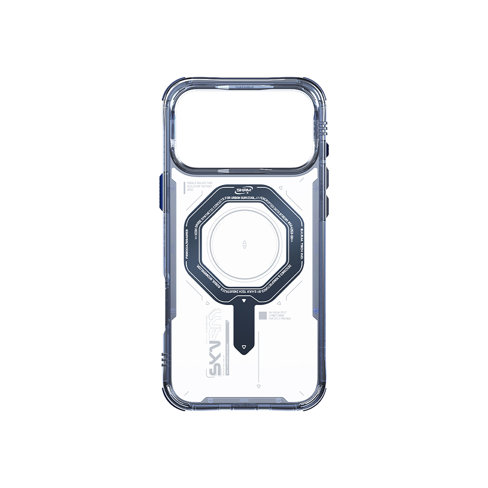 Apple iPhone 17 Pro Uyumlu Kılıf SkinArma M-safe Şarj Özellikli Airbag Tasarımlı Magma Kapak - 5